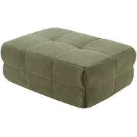 [en.casa] Hocker, Fusshocker Koskyvn 35x80x55 cm Textil Grün