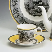 Villeroy & Boch Audun Ferme Espressotasse mit Untertassen 80