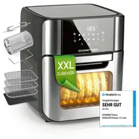 GOURMETmaxx Heißluftfritteuse Airfryer XXL 12L Heißluft Ofen Multi Grill
