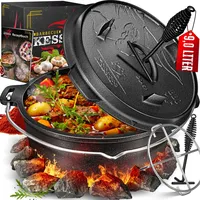 Kesser Dutch Oven 29,5 cm Gusseisen schwarz
