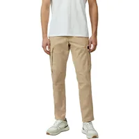 S.Oliver Cargohose mit Garment Dye und Straight Leg, beige