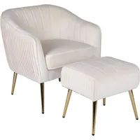 INOSIGN Loungesessel »ARROLL mit Hocker«, Cocktailsessel, Relaxsessel, Einzelsessel und