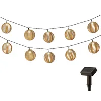 Lumineo LED Solar Lichterkette Plastik 4,5m 1 Stück Warmweiß/Braun