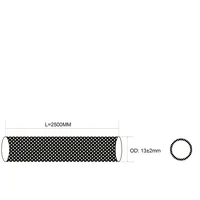 Roline PVC Gewebeschlauch für Kabelbündelung, selbst-schliessend, schwarz, 2,5 m