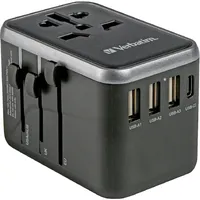 Verbatim Universal-Reiseadapter – Weltweit nutzbarUSB-C