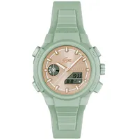 Lacoste Analoge-Digitale Multifunktions-Quarzuhr für Damen Kollektion LC33 mit Grünes