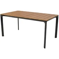 Merxx Gartentisch 156 x 90 cm Tischplatte in Holzoptik