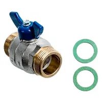 WOLF-Garten Kugelhahn G1" AG/AG blau