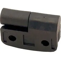 WOLF-Garten Wolf Türscharnier links 190Gr schwarz, für BPH