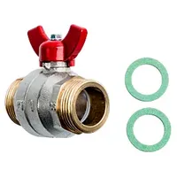 WOLF-Garten Kugelhahn G1" AG/AG 2074725 rot