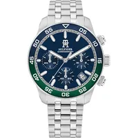 Tommy Hilfiger TH85 Herrenuhr Grün Blau 1792185