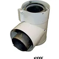 WOLF-Garten T-Stück DN63/96 90 Grad mit Revisionsöffnung