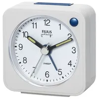 FILIUS ZEITDESIGN Quarzwecker Reisewecker, Schlafzimmer, Snooze, Beleuchtung, schleichende Sekunde