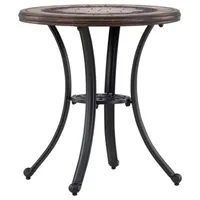 VCM ebuy24 Cafetisch Ø60 Braun,