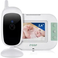 Reer BabyCam S Video-Babyphone | abhörsicherer FHSS-Technologie | 300m
