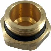 WOLF-Garten Wolf Doppelnippel reduziert 1"-3/4"AG 2009025 Messing