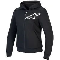 Alpinestars Stella Chrome V2 Sport Motorrad Hoodie schwarz, L