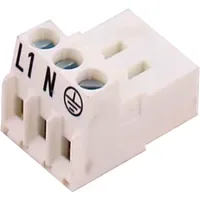 WOLF-Garten Gegenstecker 3-polig weiß für CGU-2/CGU-2K