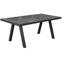LC Garden Keramo Gartentisch 200x100cm Aluminium/Keramik Dunkelgrau