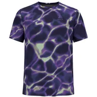 Odlo Herren Zeroweight Chill-Tec Print T-Shirt (Größe L, lila