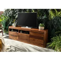 MASSIVMOEBEL24.DE TV-Board Sheesham 178x40x58 walnuss gewachst Toronto #220