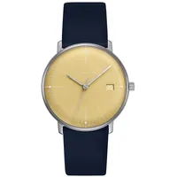 JUNGHANS max Bill Quarz Dunkelblau 47 mm 47/4553.02