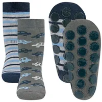 Ewers Stoppersocken 2er-Pack Autos/Ringel 27-30