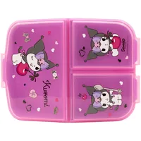 COFI 1453 Stor Kuromi Kinder-Lunchbox mit 3 Fächern