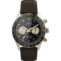Timex Herren Chronograph Quarz Armbanduhr Waterbury Heritage