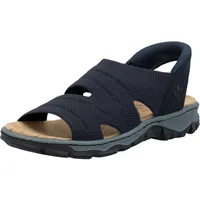 Rieker Damen 68895 Trekkingsandalen, Blau, 39