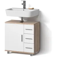 Livinity Livinity® Waschbeckenunterschrank Eisak, Sonoma, 60 x 60 cm