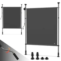 Strattore Klemmmarkise Senkrechtmarkise höhenverstellbar 150 x 310 cm -