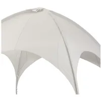 LECO Ersatz-Dachtextil für "Kuppelzelt 5 x 5 m",grau/ weiß,