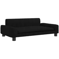 VidaXL Kindersofa Schwarz 90x53x30 cm Stoff