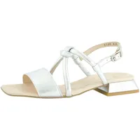 Paul Green Sandalen Lederimitat", Damen, silber, Größe 40 1⁄2