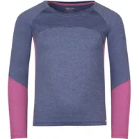 TROLLKIDS Mädchen Seiland Langarmshirt - 98 - violet blue