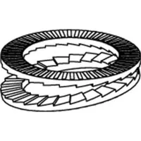NORD-LOCK Scheiben geklebt DNL 5 (5,4 x 9 x