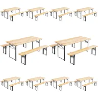 Oviala Tisch und Bänke 177 x 80 x 76