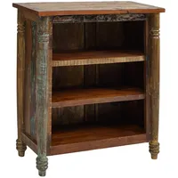 Massivmoebel24 Regal Altholz 80x42x90 mehrfarbig lackiert fable 16
