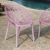 LC Garden Vomo Stapelstuhl Kunststoff Rosa