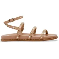 Steve Madden für Damen. SM11003775 Braune Stormie-Sandalen 38 Wohnung,