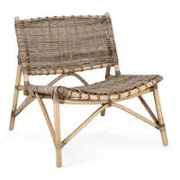BIZZOTTO Sessel Tarifa aus Rattan, Natur