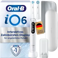Oral-B iO Series 6 white + Reiseetui + Aufsteckbürsten