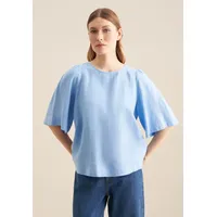 Seidensticker Leinen-Bluse in Hellblau - 36
