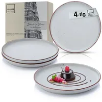 Sänger Dessertteller Bombay Stone - 4 teilig aus Steingut