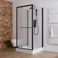 Schulte Komplettdusche Jersey, BxT: 90x90 cm, 5 mm Sicherheitsglas,