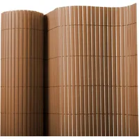 Casa pura PVC Sichtschutzzaun 150 x 500 cm Braun