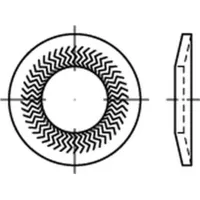 Teckentrup Teckentrup-Sperrkantscheiben A 4 SKB 6 A 4 S