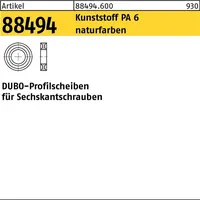 Dubo Dorned Dubo-Profil-Scheiben 217 f. Sk.-Schrauben M 22 S