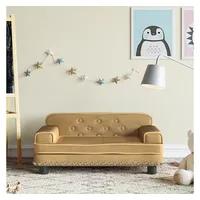 VidaXL Kindersofa Braun 70x45x30 cm Samt